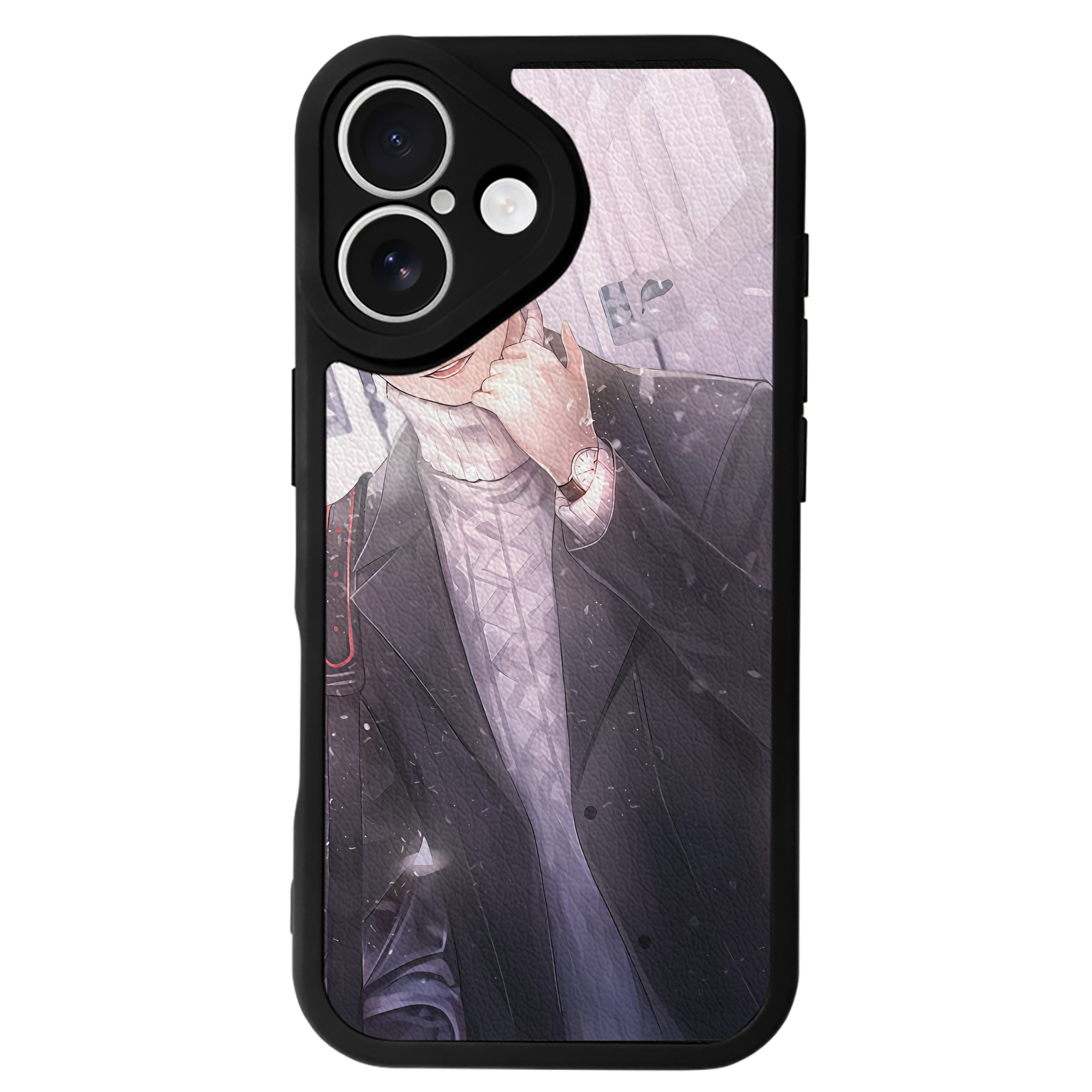 （画像用） ハイキュー!! Haikyu!! 【iPhone 16シリーズ対応】シリコンスマホケース（レザー調） 材質：シリコン